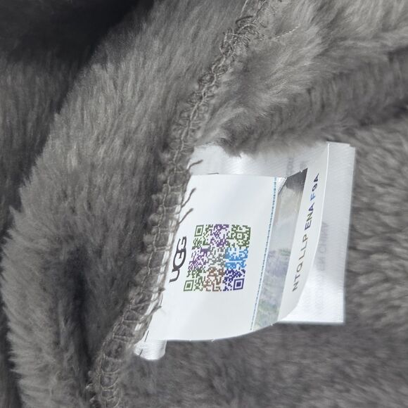 UGG Marlow Long Bathrobe Robe Womens Size Large Gray Belted  Soft Cozycore Bath - Picture 10 of 10